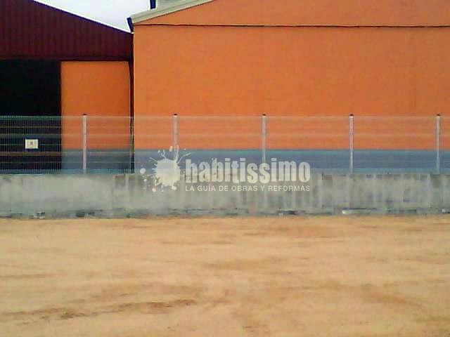 Cerramiento con paneles electrosoldado