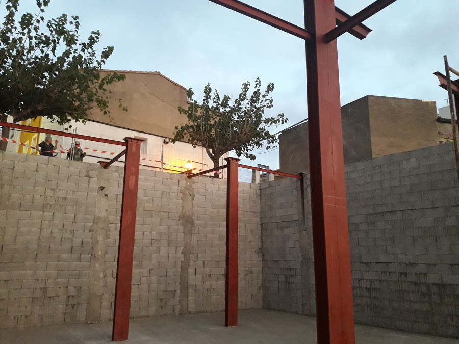 4ª Fase, todo preparado para la colocación de la casa modular