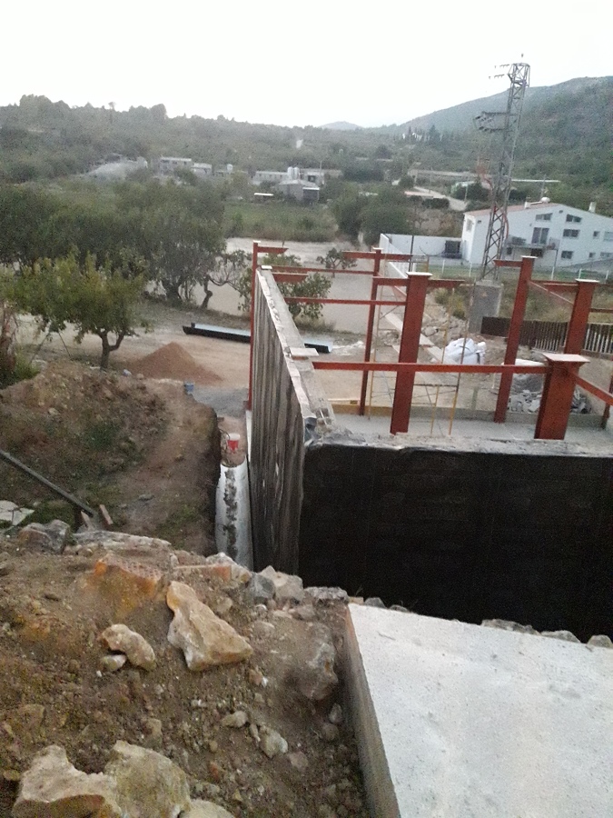 4ª Fase, todo preparado para la colocación de la casa modular