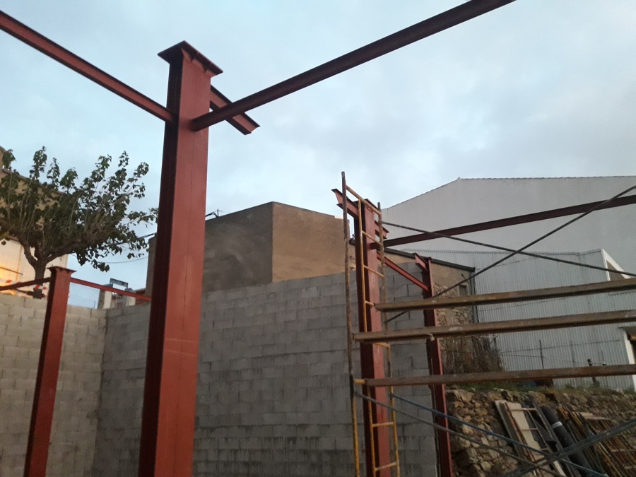 4ª Fase, todo preparado para la colocación de la casa modular