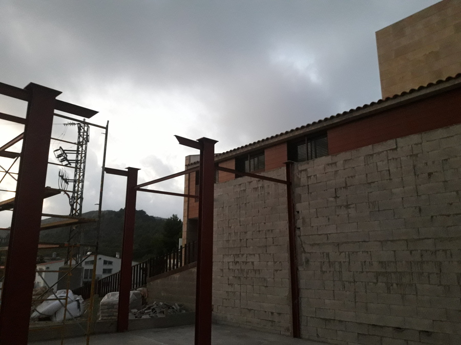 4ª Fase, todo preparado para la colocación de la casa modular