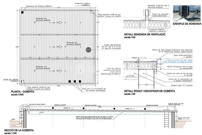 Redacción del proyecto ejecutivo de un depòsito de agua tratada