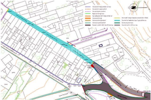 Redacción del proyecto de remodelación de un tramo de vial urbano