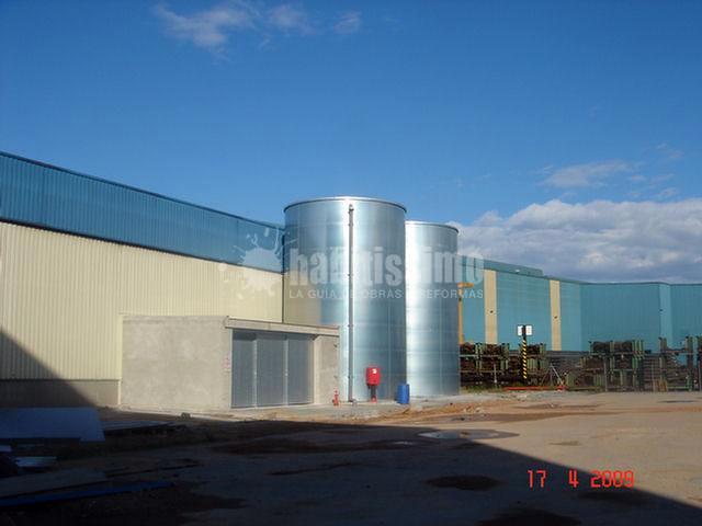Construcción de nave silo