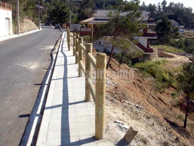 Dirección de las obras de urbanización de Mas Planoi