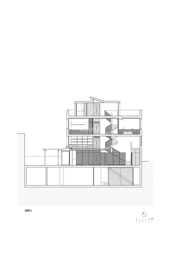 Vivienda unifamiliar en hilera en Gracia, Barcelona