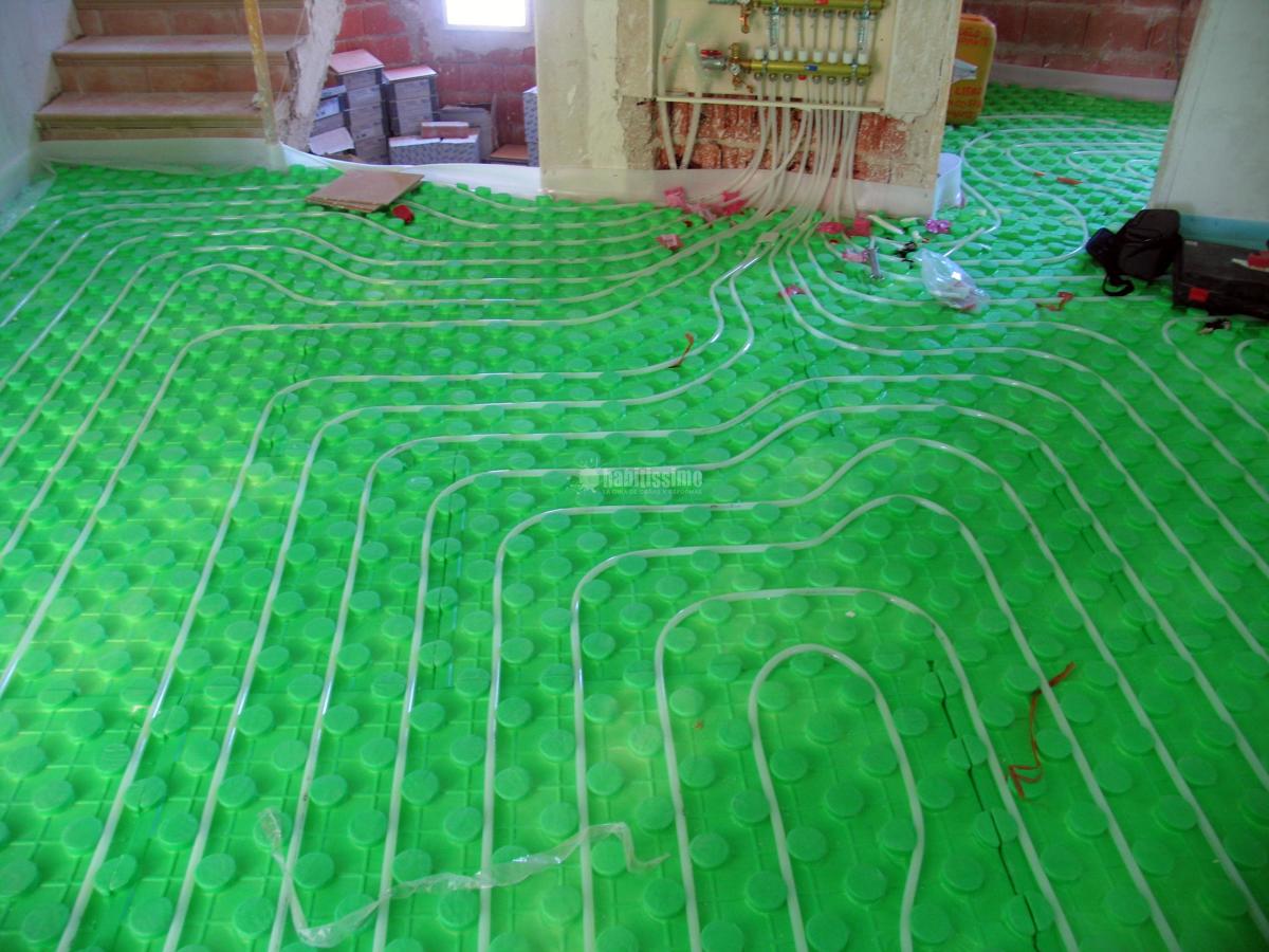 Instalación de suelo radiante en viviendas de alto standing
