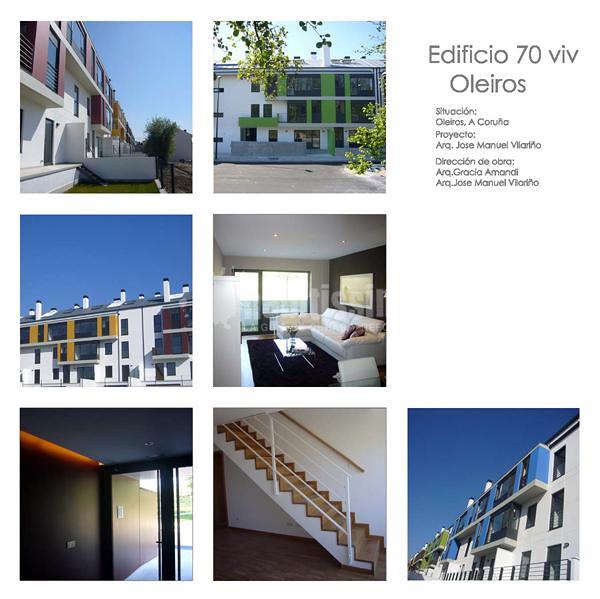 Edificio de 70 viviendas en Oleiros
