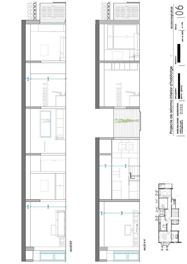 Reforma i decoració interior d'habitatge en edifici a Girona