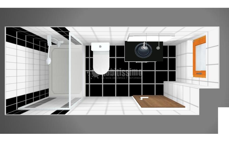 Proyecto de cocina y baño Pino Magnolia 