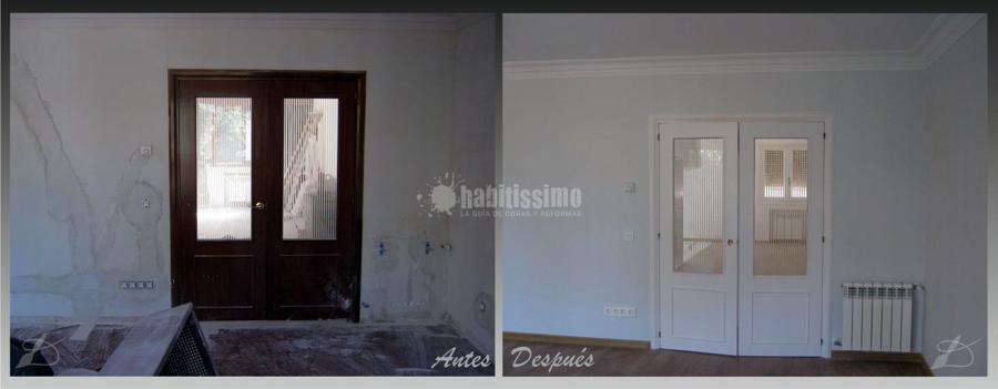 Pintura, puertas y  molduras de escayola