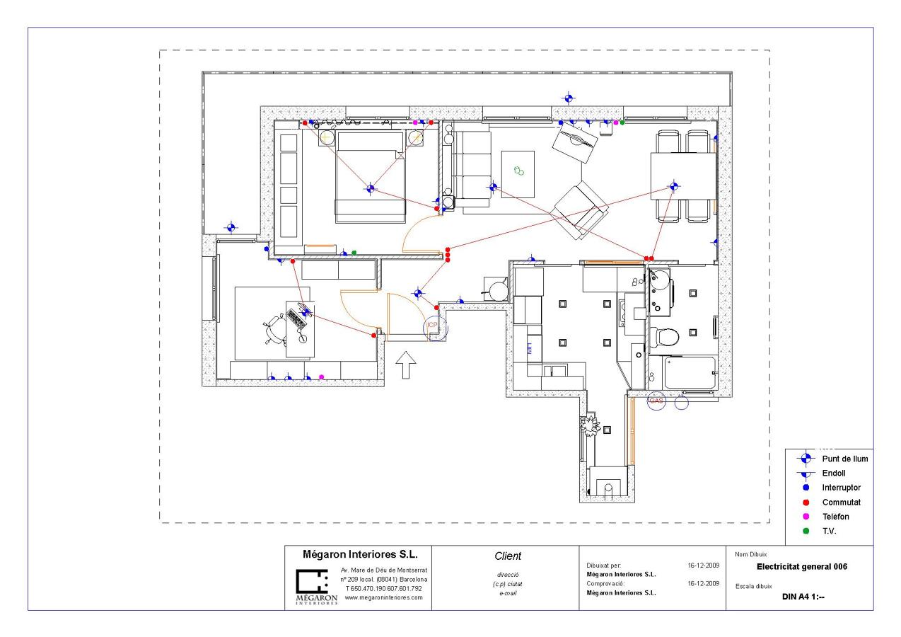 Proyecto reforma vivienda Barcelona