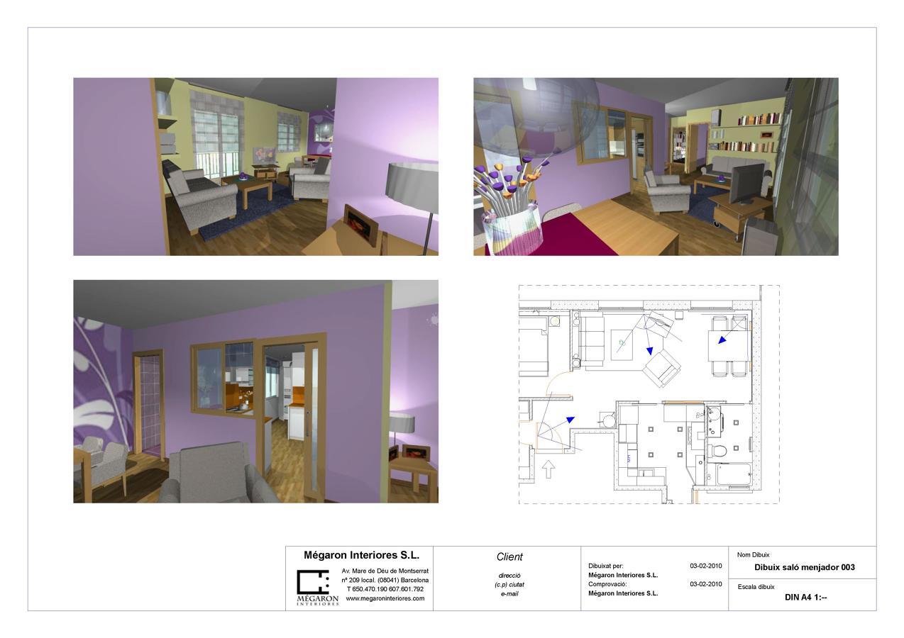Proyecto reforma vivienda Barcelona