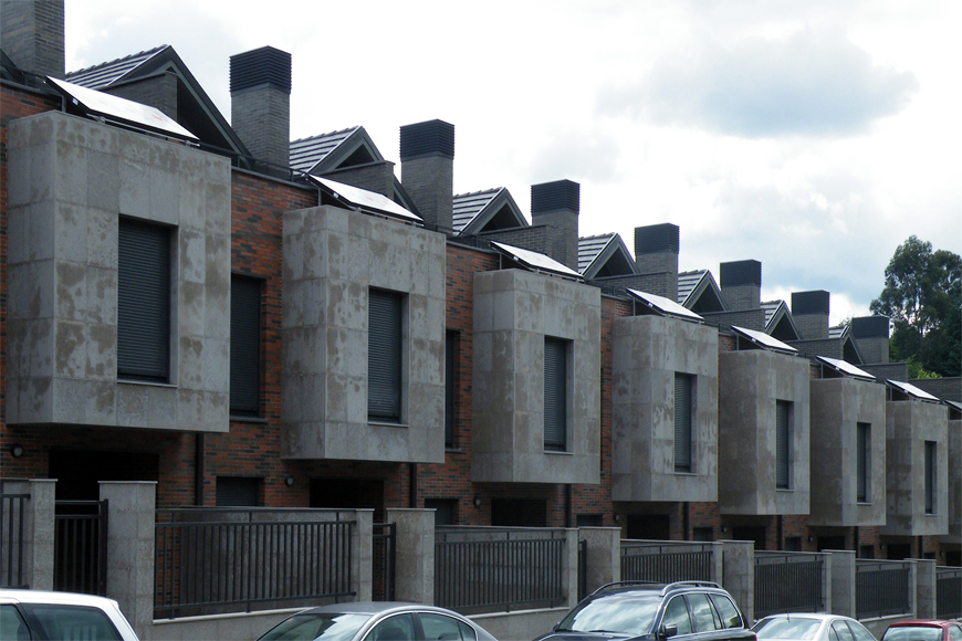 9 chalets adosados en Gaztelondo, Bilbao 02