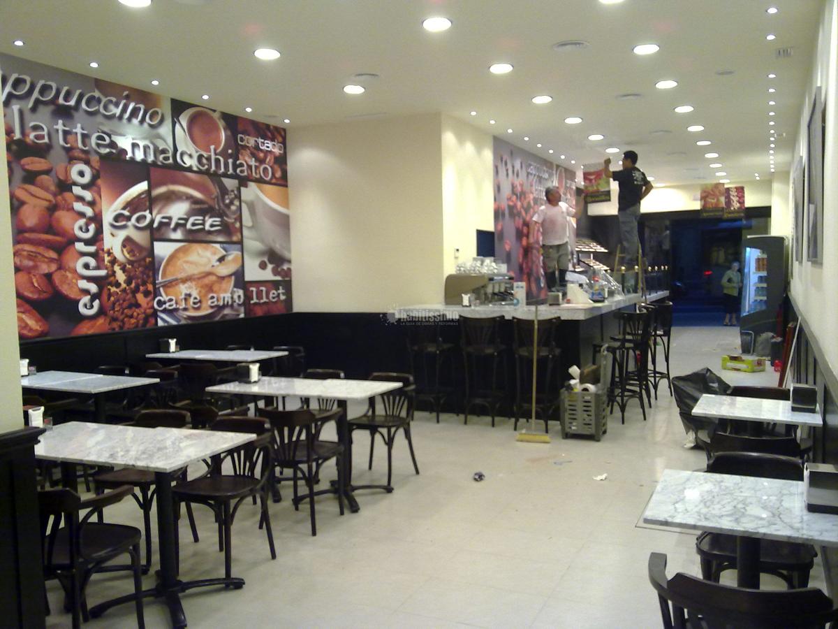 Reforma locales comerciales panaderías degustación Artesano Fabra i Puig 252  Barcelona