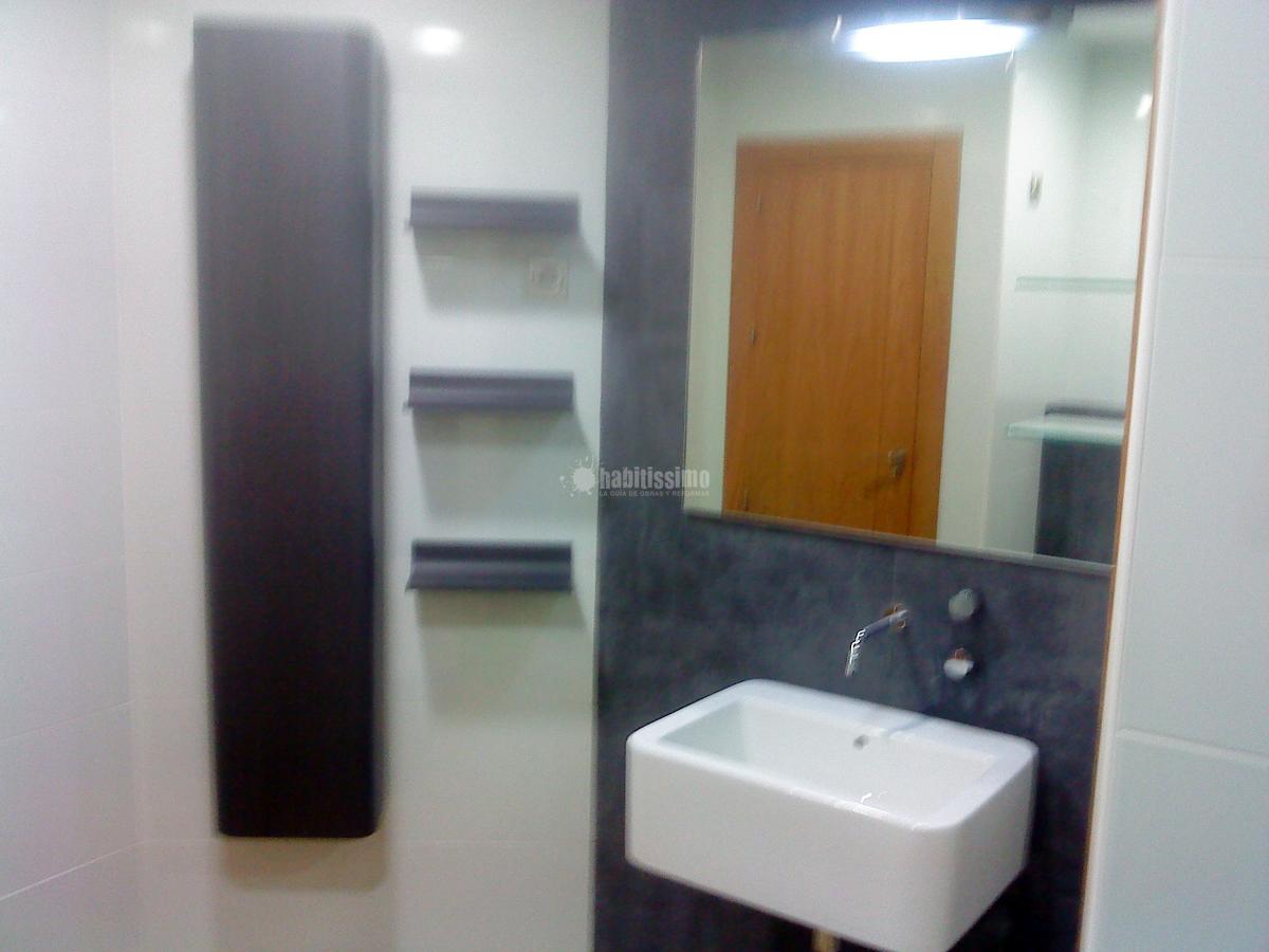 Baño cerasa roble grisaceo