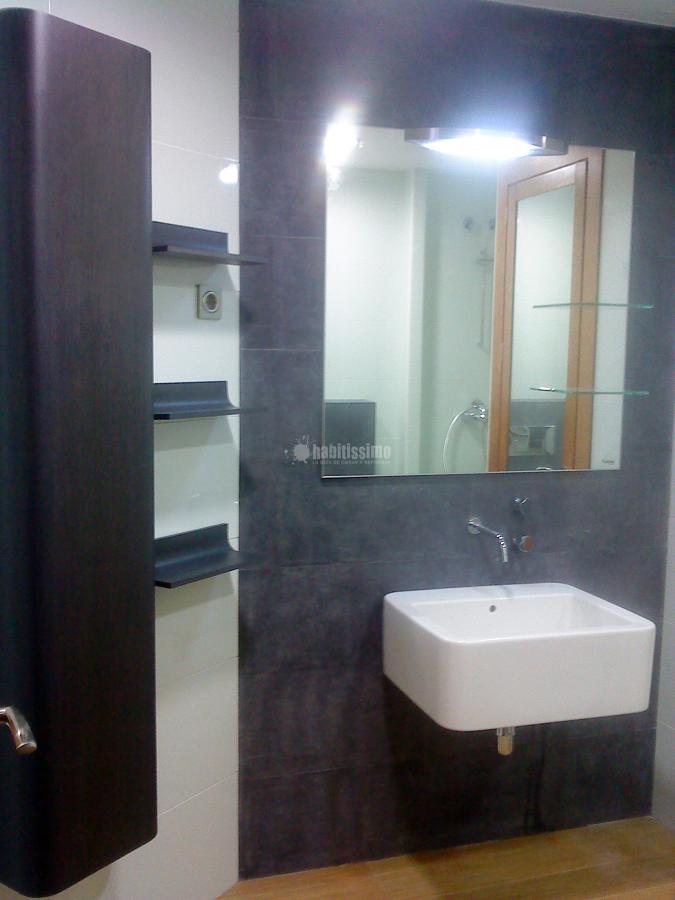 Baño cerasa roble grisaceo