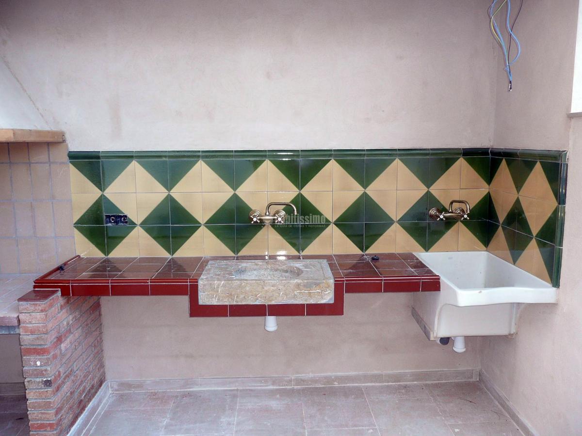 Barbacoa estilo rústico