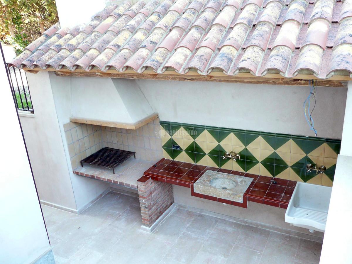 Barbacoa estilo rústico