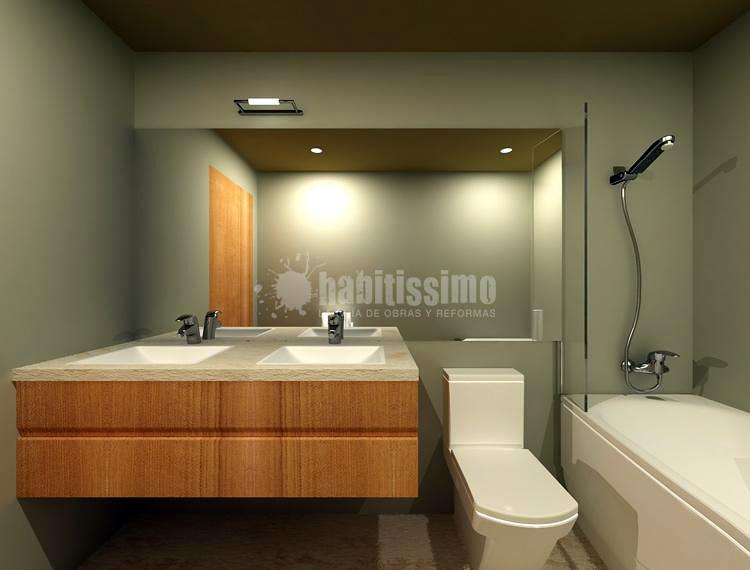 Tres baños en Barcelona