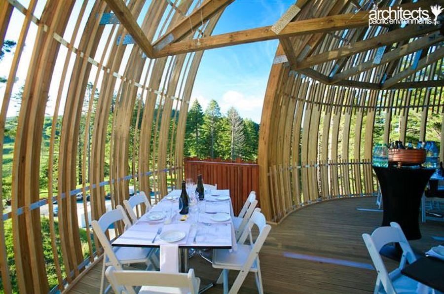 casa en árbol restaurante