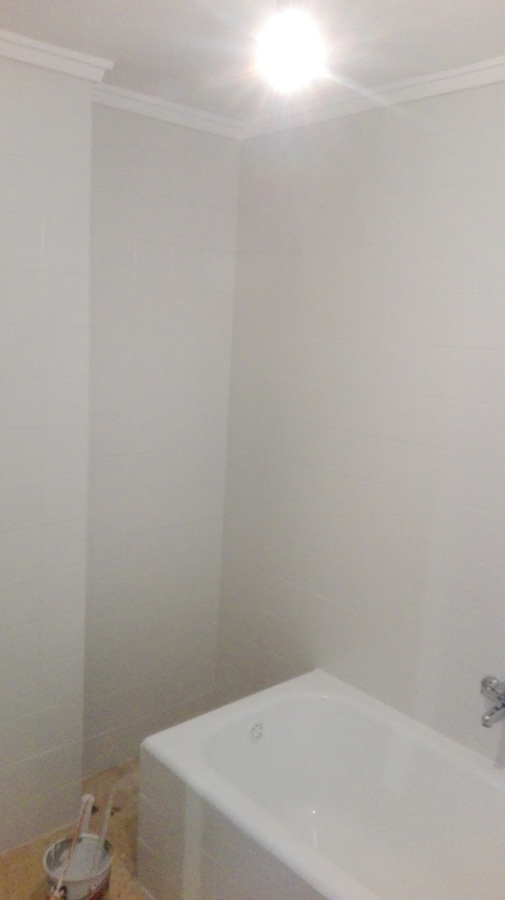 Acabado cuatro de baño