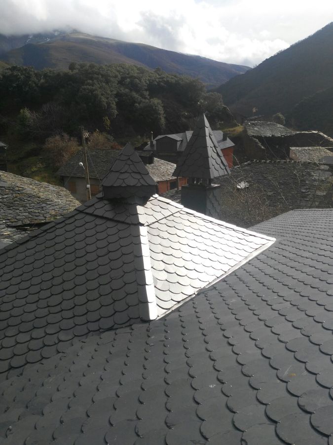 acabado de cubiertas con detalle