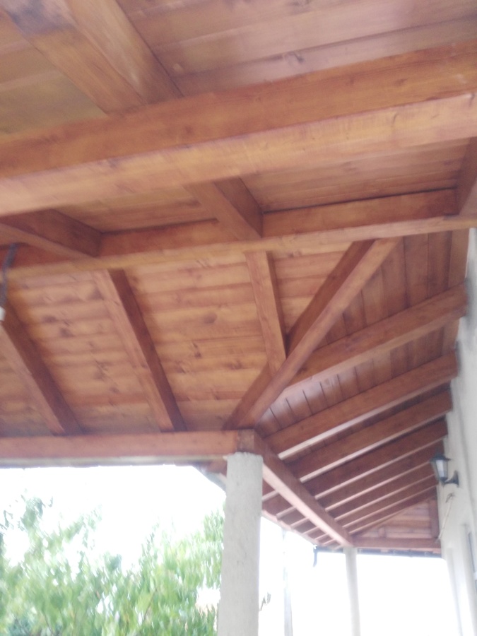 acabado interior de porche