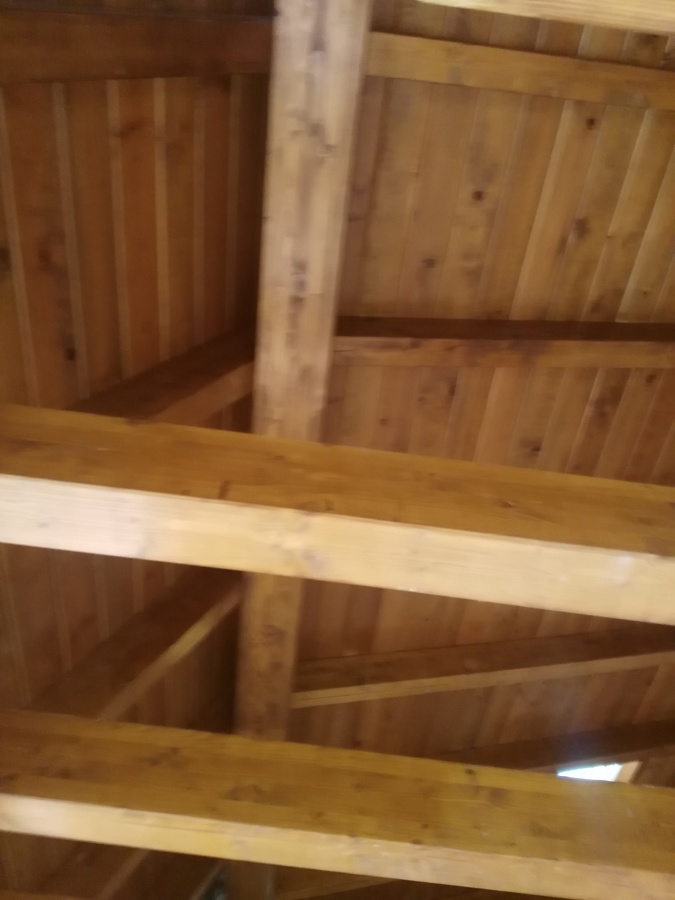 acabado interior en madera