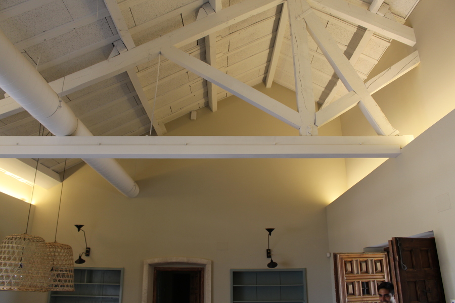 Acabado techo madera 2 - Finca El Oliva