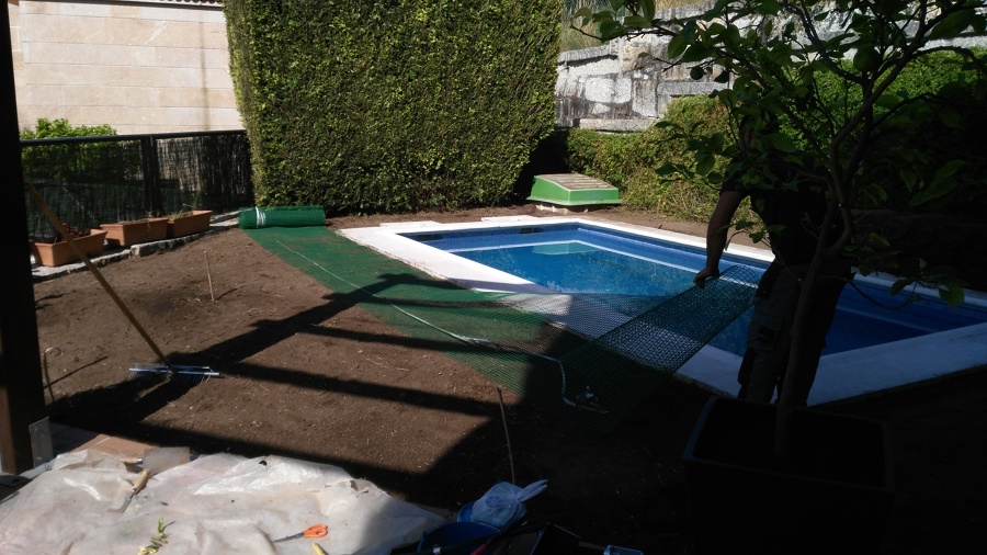 Acondicionado y colocacion de malla