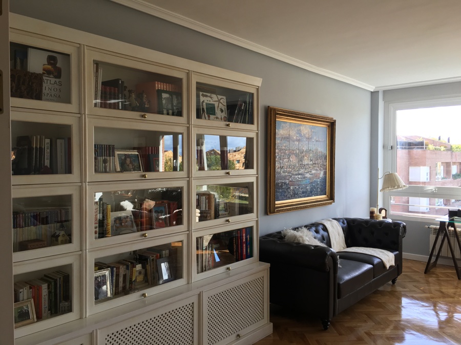 Acuchillado y barnizado 