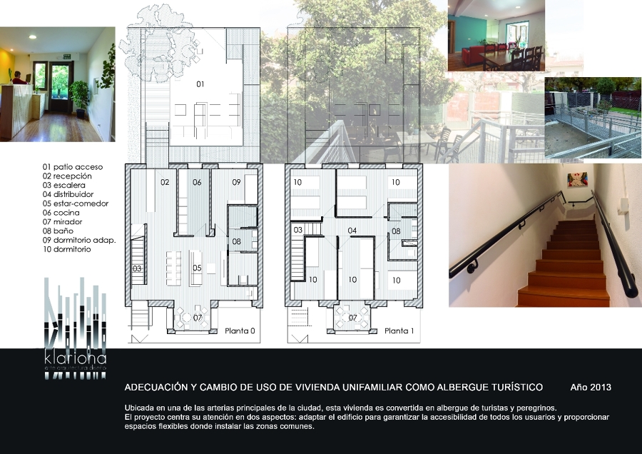 ADECUACIÓN Y CAMBIO DE USO DE VIVIENDA UNIFAMILIAR COMO ALBERGUE TURÍSTICO