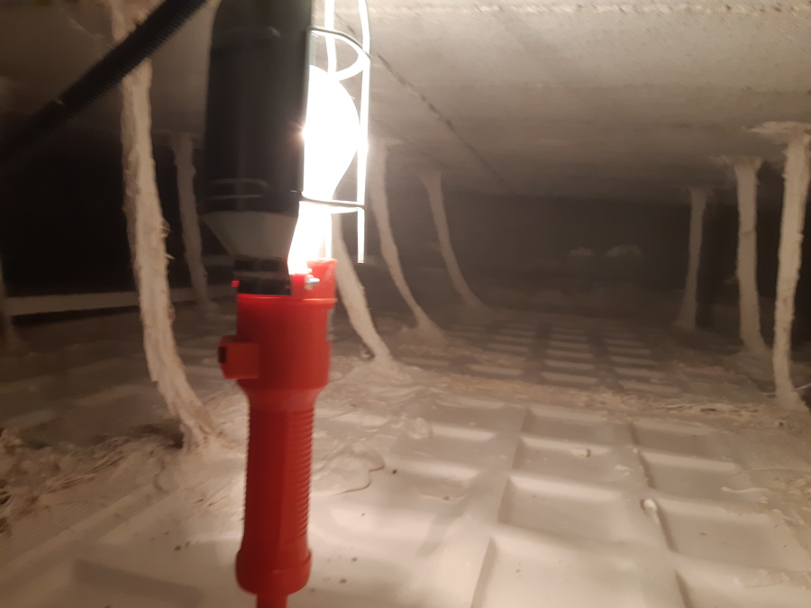 Aislamiento de falso techo