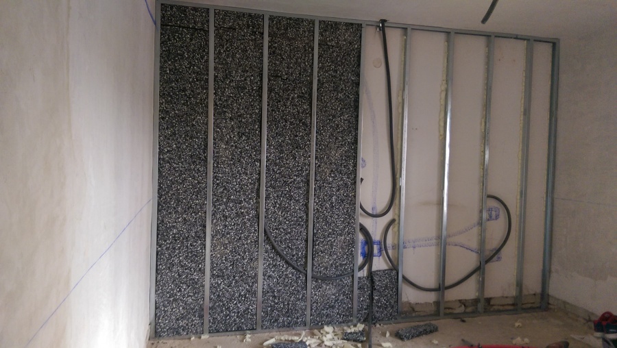 Aislamiento de pared medianera