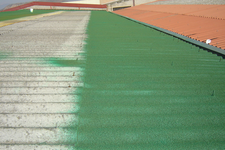 Aislamiento en uralita