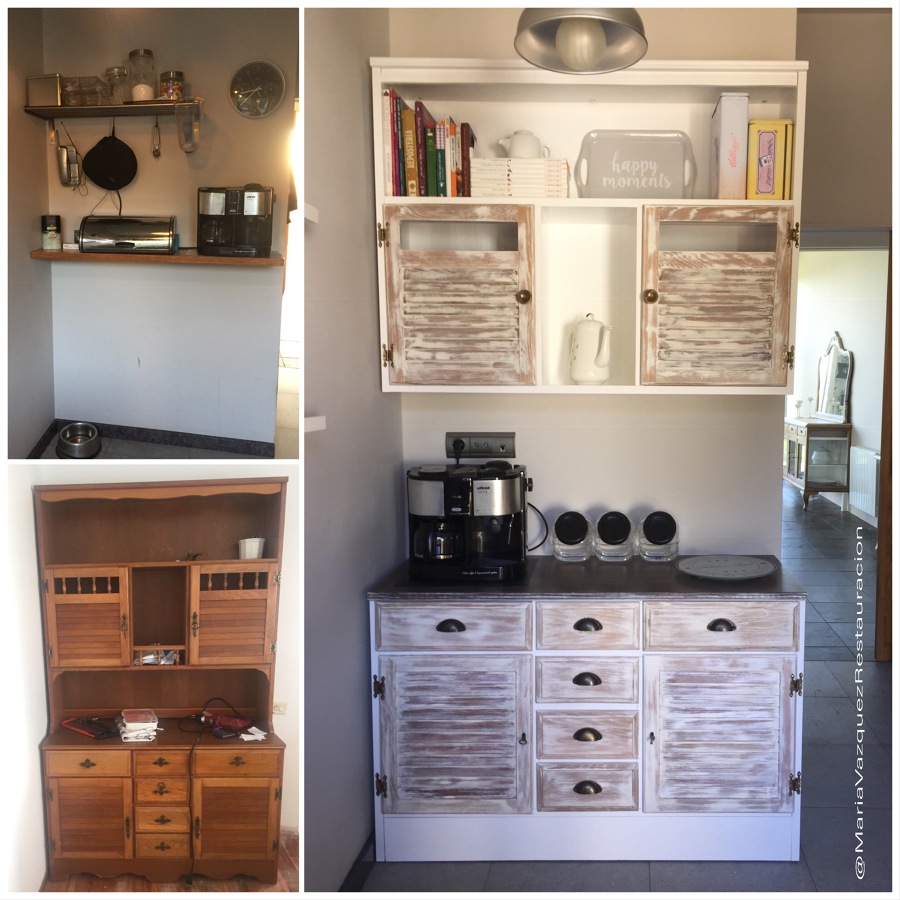 Alacena restaurada y actualizada