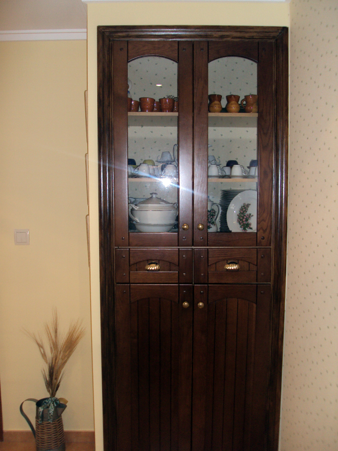 Alacena roble oscuro