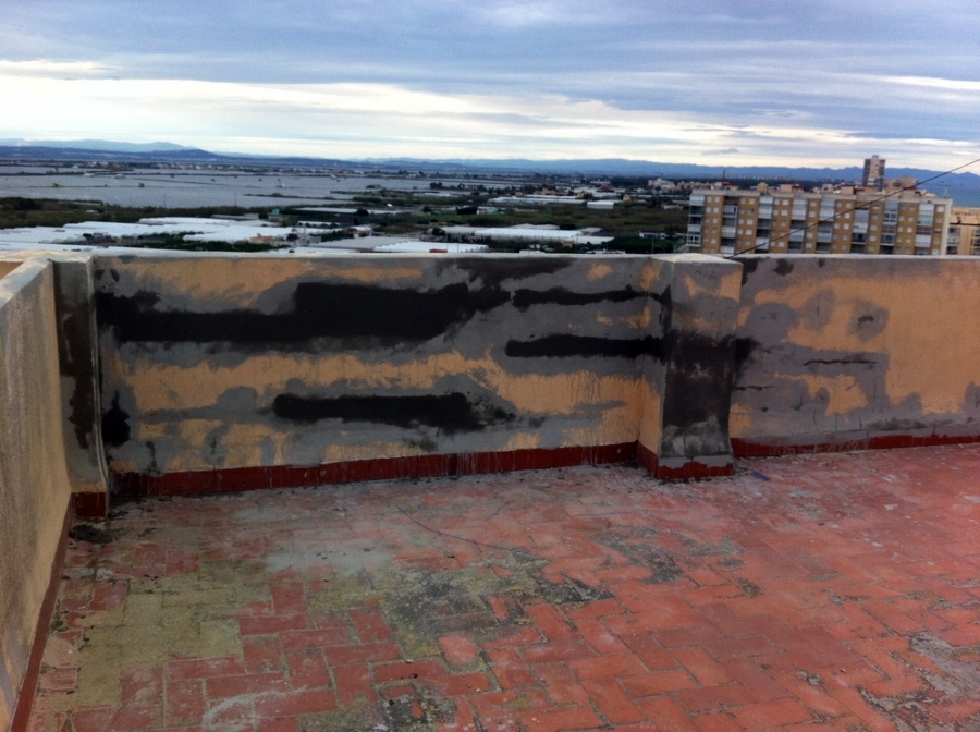 Albañilería en antepechos