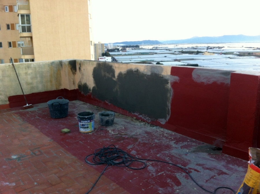 Albañilería en antepechos