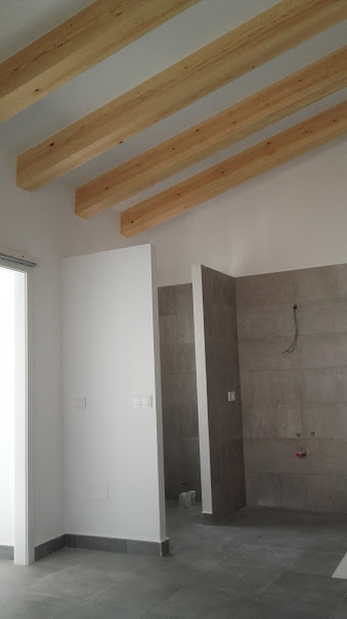 alcoba de matrimonio vigas