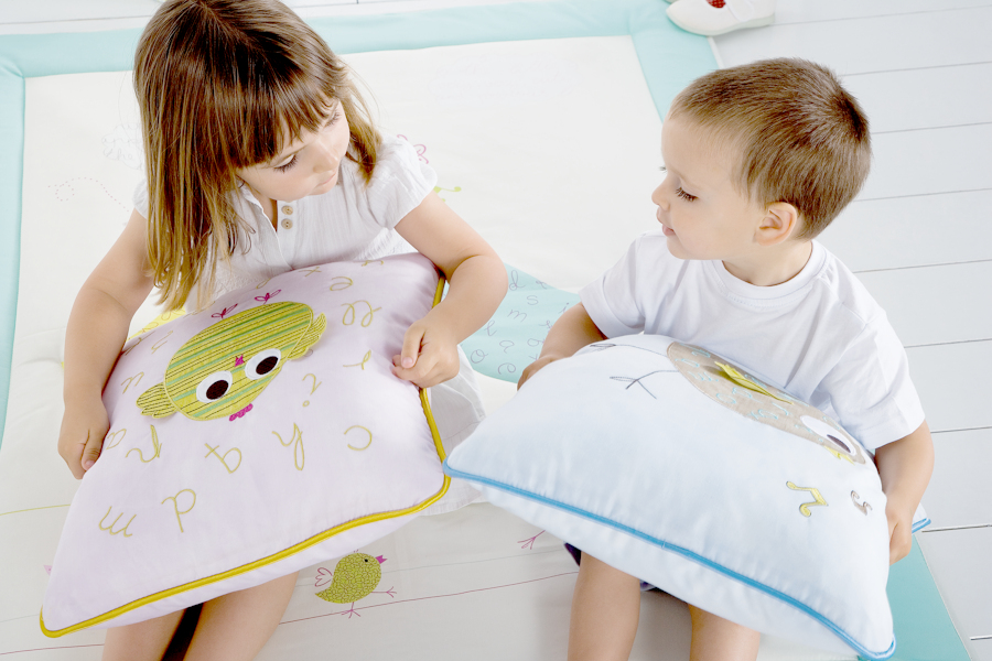 Algunos de nuestros cojines.