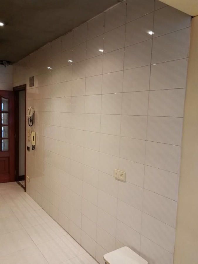 Alicatado blanco tras limpieza