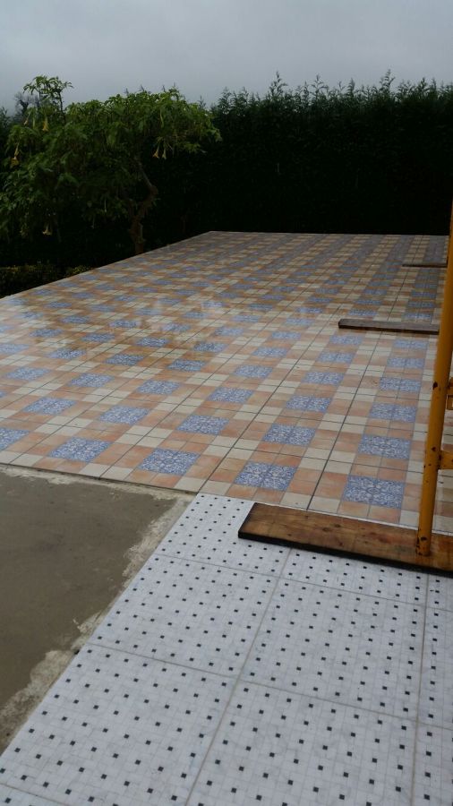Alicatado de terraza