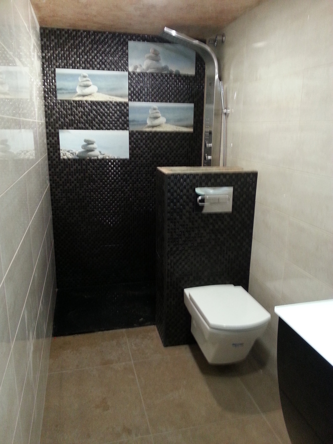 alicatado  nuevo del baño 