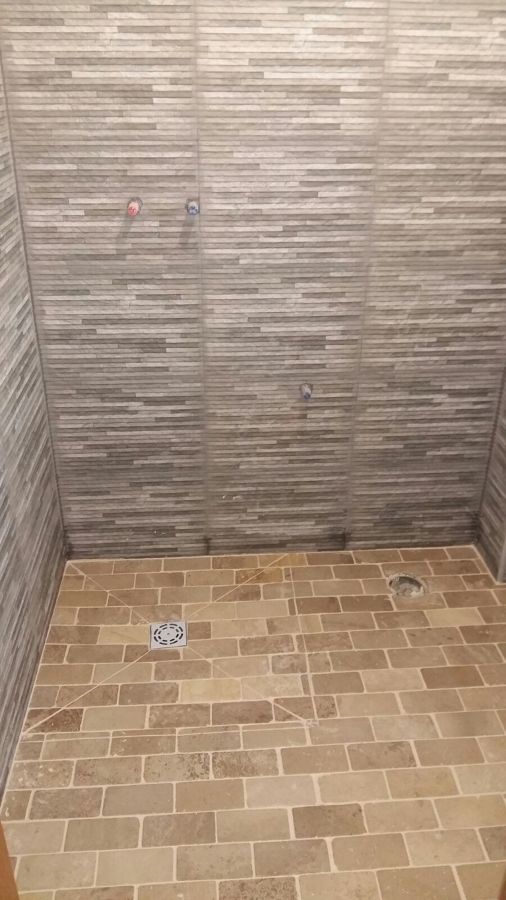 alicatado y plato de ducha