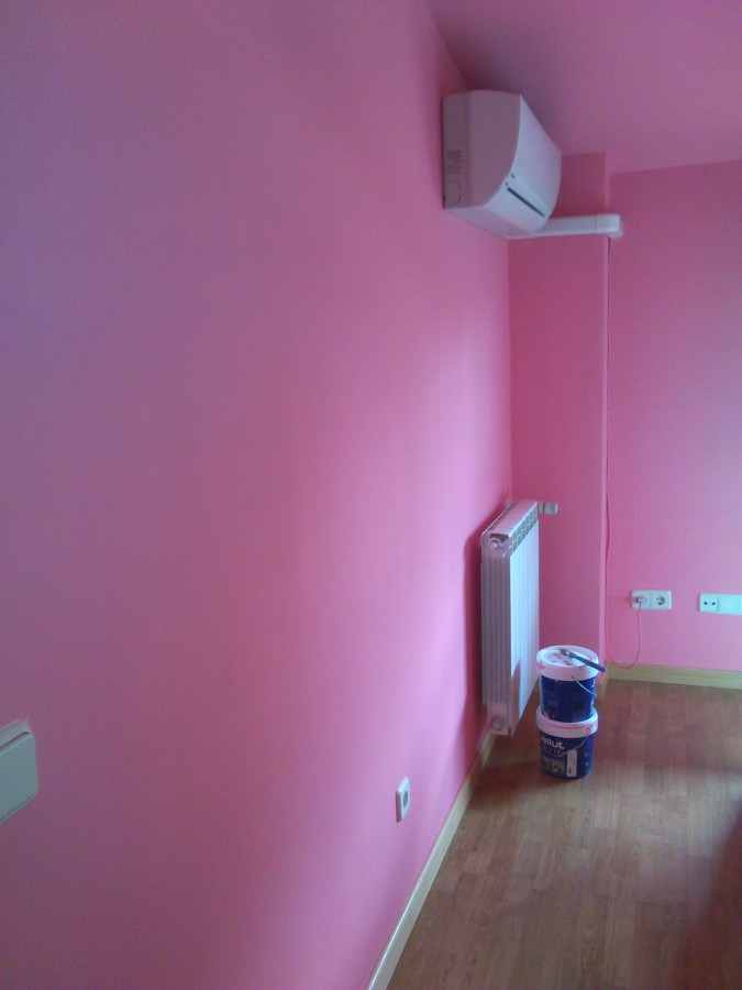 Alisado y pintura ,montaje de tarima