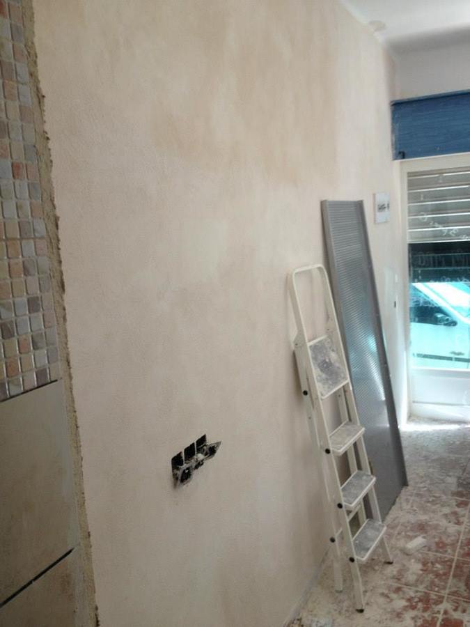 Alisar paredes mortero