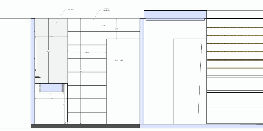Alzado Baño Principal