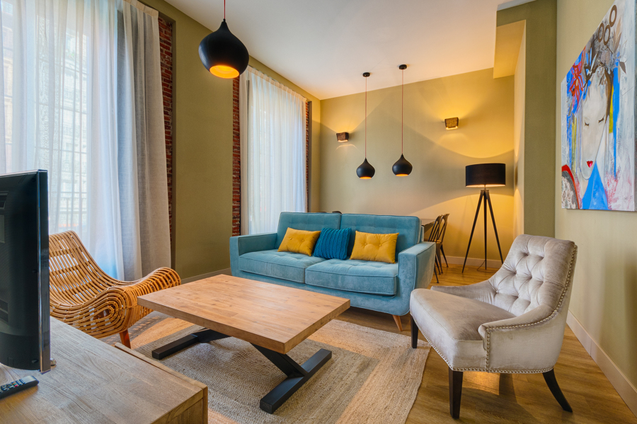 Ambiente de salón perspectiva